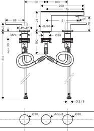  Axor MyEdition 47050600  ,  3 ,  , / 