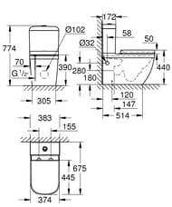 - Grohe Euro Ceramic (678305774) ,  , - 39462000