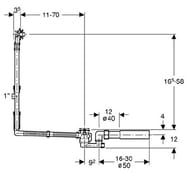 Geberit -      , d-40/50,    150.525.21.1