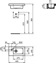  Ideal Standard CONNECT SPACE 450250 ,     E136201