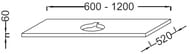  Jacob Delafon PARALLEL EB56-1000-N18 (100052060) .  Presqule 4439, 