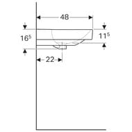  Geberit Smyle Square (750480165) ,  .     500.249.01.1