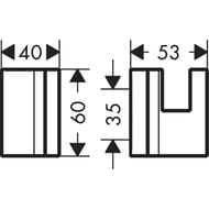 Axor Universal Rectangular    ,  42611140