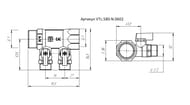  VALTEC 1"  2 .  1/2"  VTc.580.N.0602