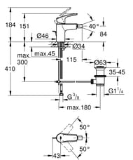    Grohe EuroSmart 84 , ,   ,  32929003