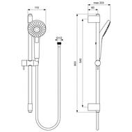 Ideal Standard IDEALRAIN EVO ROUND L3   B2233AA  3 ,  1750, 