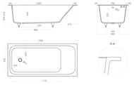   Salini Orlanda 1700x800x600 . , S-Sense, :   102016G