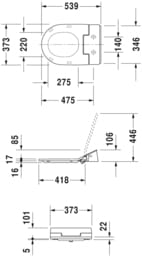    DURAVIT SensoWash Slim 373539 3 , , , , , 61100