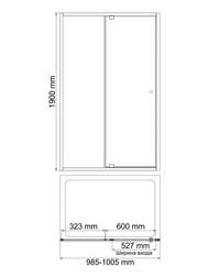   WasserKRAFT Aula 11P 1005x1900  /  11P12