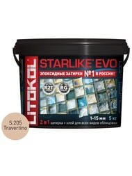   LITOKOL STARLIKE EVO S.205 TRAVERTINO , 5 