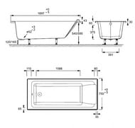   Jacob Delafon Sofa 17075 ( ) E60515RU-01