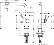  Hansgrohe Talis M54   270 1jet  72840800