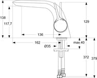 Ideal Standard MELANGE    A4287AA  136, . 3/8