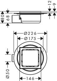 Hansgrohe RainDrain Spot     1515  56055800