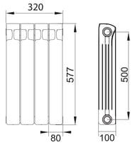   Rifar Monolit Ventil MVR 500   , 4 , 50, 784 