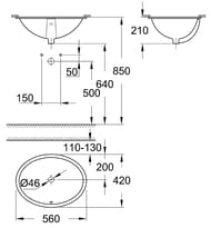  Grohe Bau Ceramic Universal 39423000  (560210420)