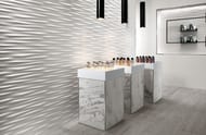   Atlas Concorde 3D Wall Design Blade White Matt (400800) , 8DBW (..)