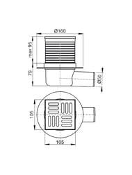   Alcaplast APV31 (105x105/50)  ,  Smart,  .