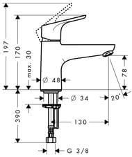  Hansgrohe Focus 31931   , , 1 , 