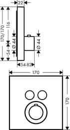  Axor ShowerSelect 36715000   , , 2 , 