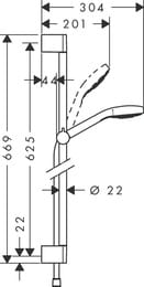   Hansgrohe Croma Select E 1jet 110 ( , ,  65) /. 26584400