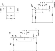  DURAVIT VERO 500380150    ,  ,  0455500000