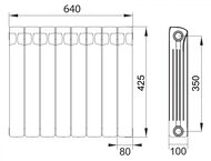   Rifar Monolit Ventil MVR 350  , 8 , 50, , 1104 