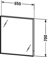  Duravit L-Cube 65070067  4- , , .  LC7380018180000