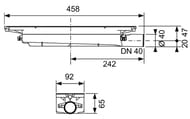  TECEdrainprofile  DN40,  , 673001