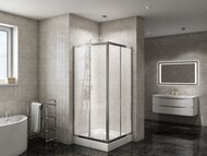   BelBagno DUE-A-2-90-C-Cr (900x900x1900)  / 