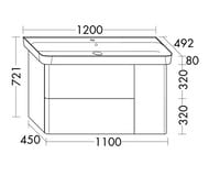    Burgbad Iveo 1200492721 LED, , 2+1 ., 1 .,  SFFR120LF2747G0169