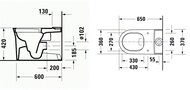   Duravit White Tulip 2197092000 370650 , ., HygieneGlaze, 