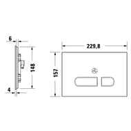   Duravit A2 229,8157   , ,   WD5003012000