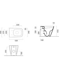   GSI KUBE X (520350420) ,   "Swirlflush",  961011