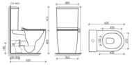 - Ceramicanova METROPOL (820385620)  ,  CN4001-B +CN4001-T