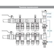   1"x1/2"x1/2" VTc.530.N.060404