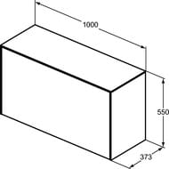    Ideal Standard CONCA (1000x373x550) 2 , ,   T4319Y2