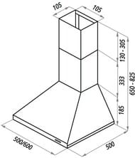  Maunfeld Aire 50 White (500x500x650) 500 3/ ,  000001767