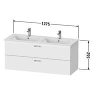    Duravit XBase 1275x475552 , 2 ,   XB613004949