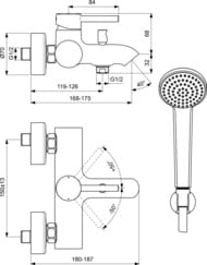 Ideal Standard CERALINE   / BC270AA , ,    