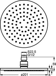   Ideal Standard IDEALRAIN B9442AA 200, ,  , : 