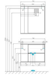   AQUATON  75 1A240302BN010 750x150x852 ,  / 