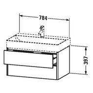    Duravit XSquare 784397460 , 2 ,   XS416202222