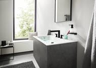  Hansgrohe Finoris 76033670   110, 3 , . Push-Open, .