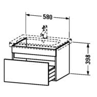    Duravit DuraStyle (580398448) , 1 ,    DS638001818