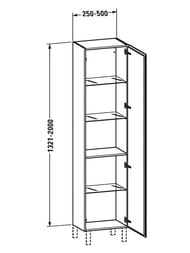  Duravit L-Cube 250-5001321-2000200-363 ., 4 ,  , . . LC1191R1818