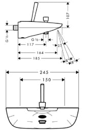  Hansgrohe PuraVida 15472000  /, , , 