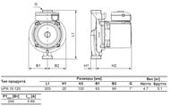    GRUNDFOS UPA 15-120, H-12, Q-2,23/, G-1", 220, .9347072/99553570