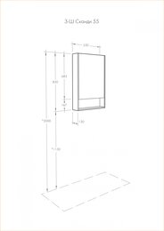   AQUATON  55 1A252102SDZ90 550x130x850 1 ,  / 