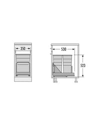     58 (29+29) Hailo Bottom-Mount 3616401